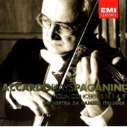 Accardo Plays Paganini: Violin Concertos nos. 1, 3
